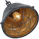 Bartlett Pendant Ceiling Light in Black Patina, Small