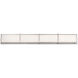 Bahn LED 38 inch Brushed Nickel Bath Vanity & Wall Light in 38in.