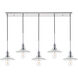 Waltz 5 Light 49 inch Chrome Pendant Ceiling Light