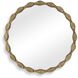Marietta 36 X 36 inch Aged Brass Mirror
