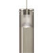 Scope 1 Light Satin Nickel Cord Pendant Ceiling Light