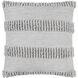 Nysa 22 X 22 inch Light Grey/Sterling Grey/Off-White Accent Pillow