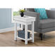 Hampton 24 X 20 inch White Accent End Table