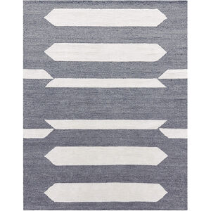Kali 90 X 63 inch Grey/White Rug in 5 x 7