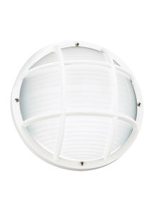 Bayside 1 Light 5 inch White Outdoor Wall Or Ceiling Flush Mount