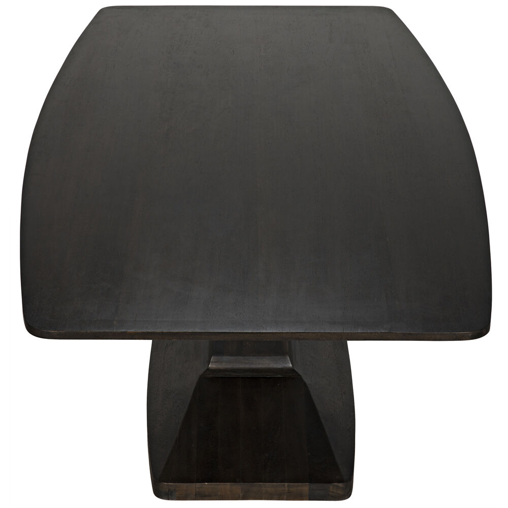 Travis 84 X 44 inch Ebony Walnut Dining Table