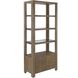 Markham Brown with Clear Bookshelf