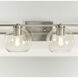 Codyn 4 Light 40 inch Brushed Nickel Bath Vanity Wall Light