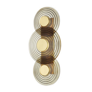 Griston LED 12 inch Aged Brass ADA Wall Sconce Wall Light