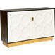 Bradshaw Orrell Cream/Dark Brown/Antique Gold Leaf Cabinet