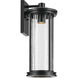 Barras 1 Light 20.25 inch Black Outdoor Wall Sconce