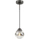 Neveh 1 Light 6 inch Gun Metal Wall Sconce Wall Light