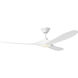 Maverick 60 inch Matte White Ceiling Fan