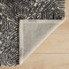 Mitra 130 X 94 inch Black/White Rug in 8 x 11