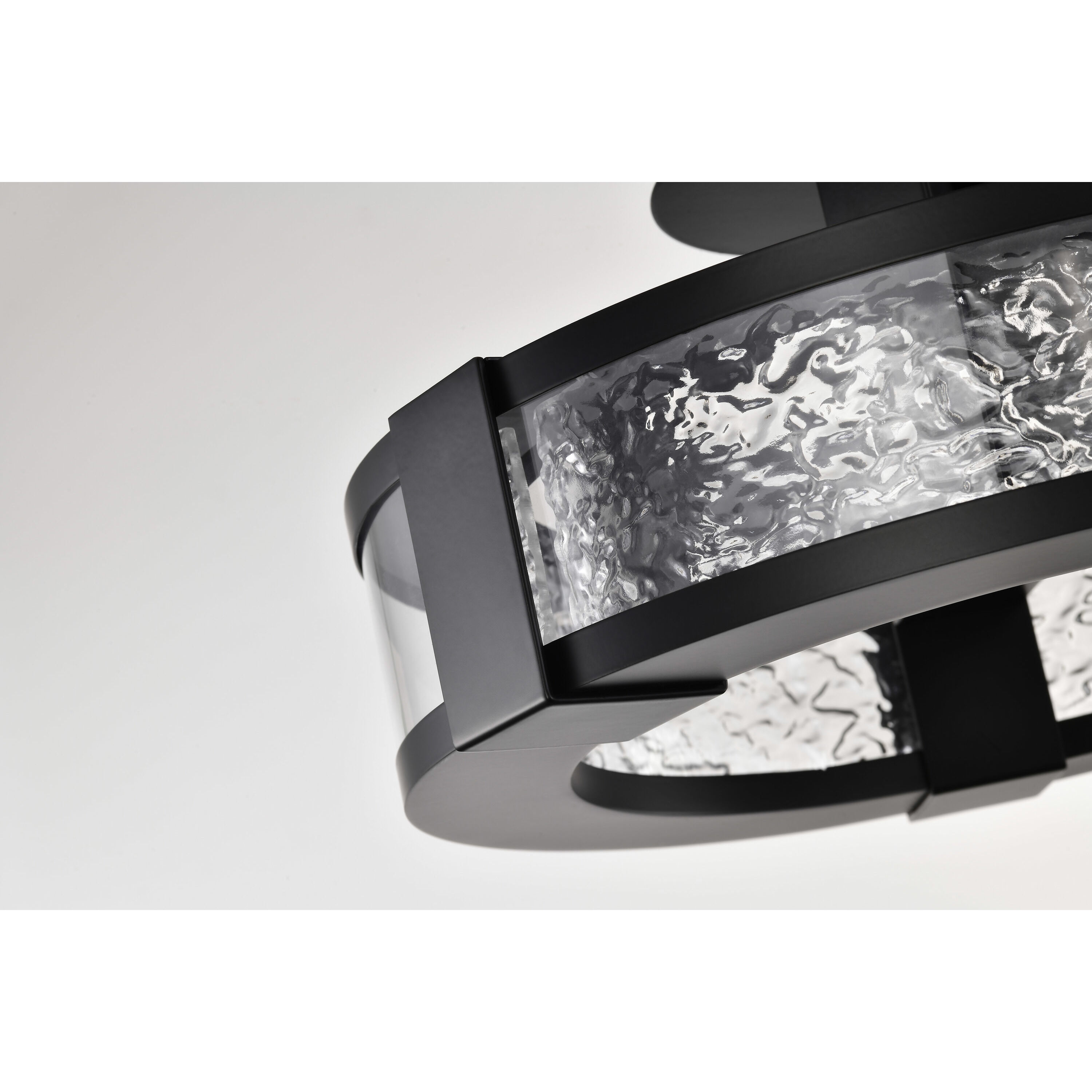 Darrow LED 13.75 inch Matte Black Semi Flush Mount Ceiling Light