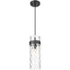 Fontaine 1 Light 5.75 inch Matte Black Pendant Ceiling Light