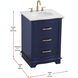 Knox 24 X 34 inch Blue Bathroom Vanity Cabinet