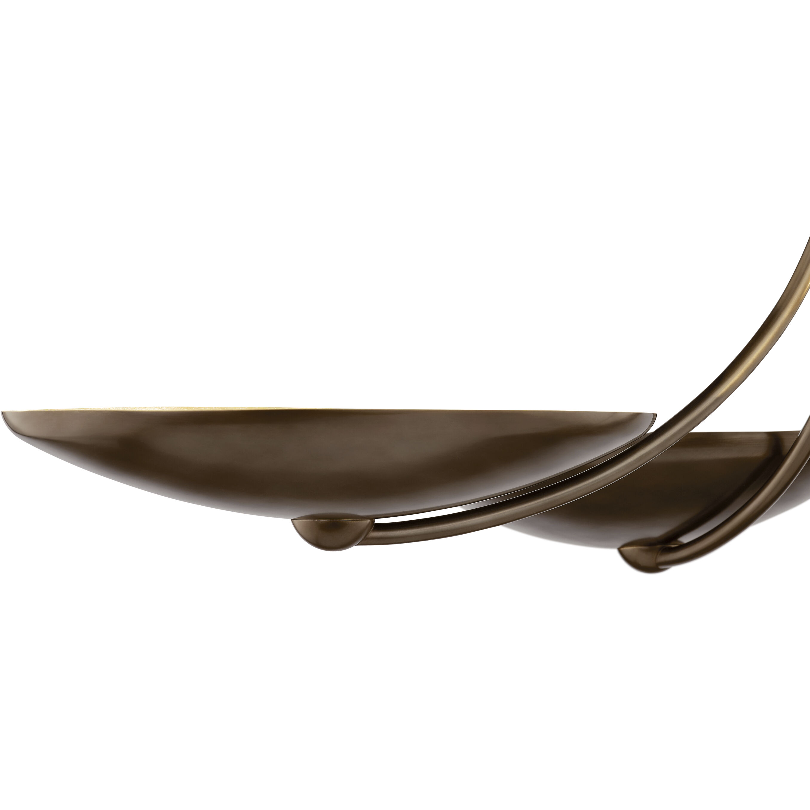 Palmela 4 Light Lacquered Bronze Convertible Chandelier Ceiling Light