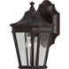 Cotswold Lane 1 Light 11.5 inch Grecian Bronze Outdoor Wall Lantern, Small