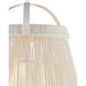 Parnell 1 Light 24 inch Gesso White Pendant Ceiling Light, Medium