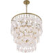 Nova Mara 11 Light 28 inch Painted Legacy Brass Chandelier Ceiling Light