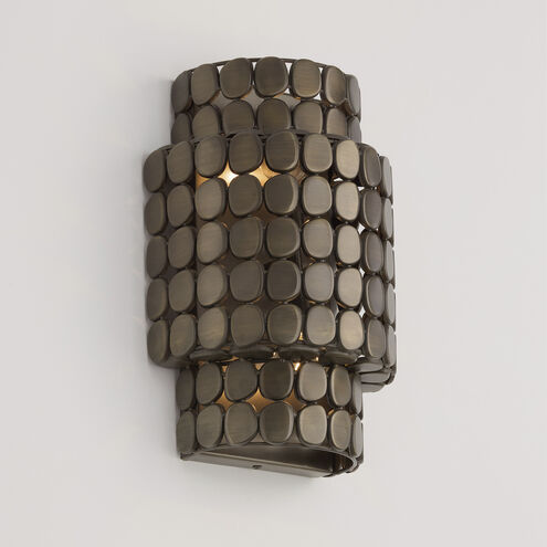Eliana Sconce Wall Light in Dark Brass