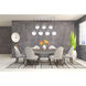 Eclipse 7 Light 54 inch Chrome Pendant Ceiling Light