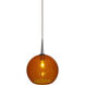 Bobo 1 Light 6 inch Matte Chrome Line Voltage Small Pendant Ceiling Light