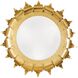 Broche 3 Light 16 inch Antique Gold Flush Ceiling Light