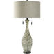 Cameron 34 inch 60.00 watt Truffle Cream and Off White and Black Table Lamp Portable Light