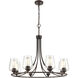 Ashford 8 Light 32 inch Rubbed Bronze Chandelier Ceiling Light