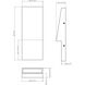 Nanton 1 Light 14 inch Black Outdoor Wall Sconce