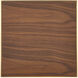 Maeve 20 X 9.5 inch Brushed Brass and Walnut Accent Table