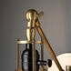 Henry 21 inch 60.00 watt Modern Brass Swing Arm Wall Sconce Wall Light