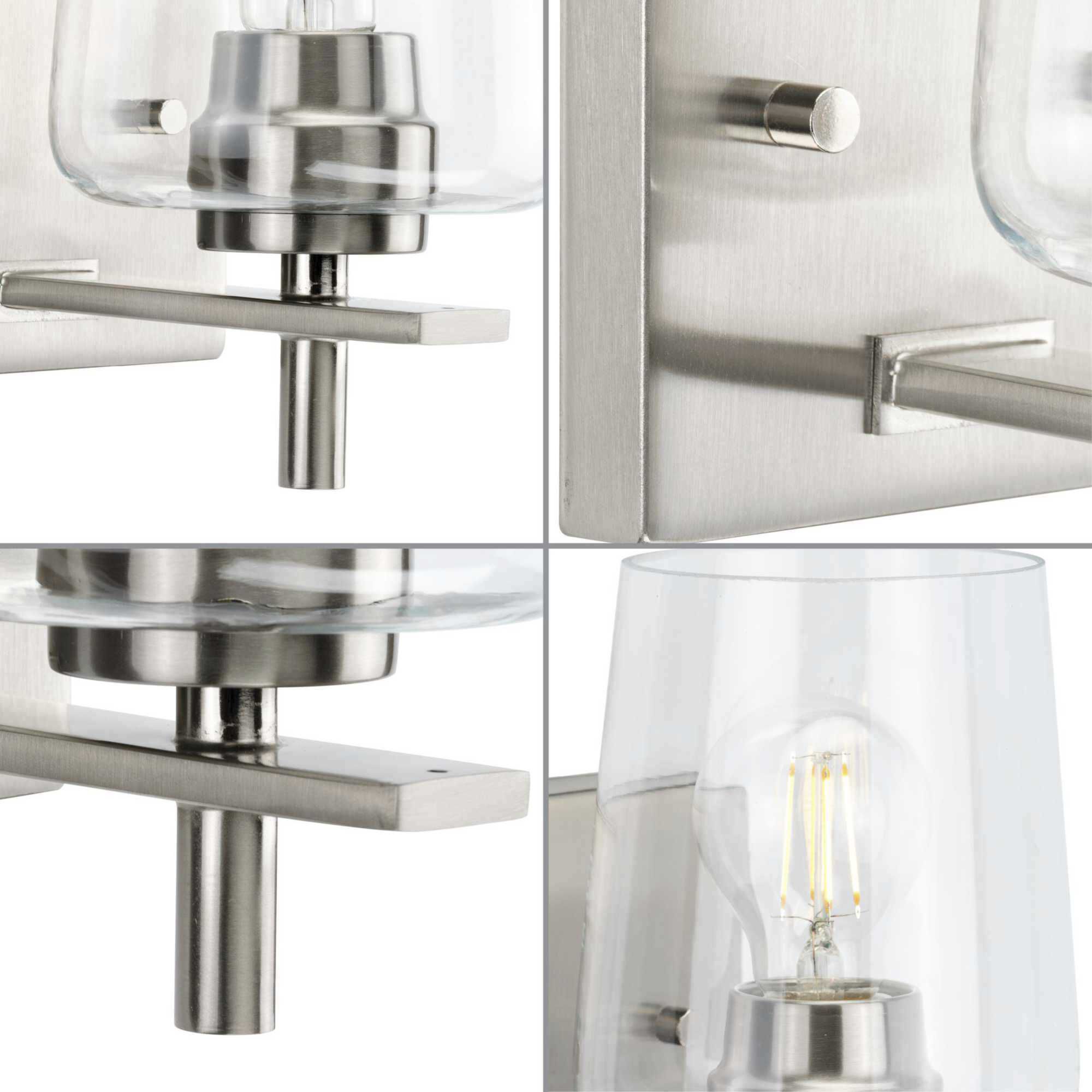 Calais 1 Light 7 inch Brushed Nickel Bath Vanity Wall Light