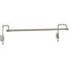 Thomas O'Brien Kidd 20 watt 30 inch Polished Nickel Frame Mount Picture Light Wall Light