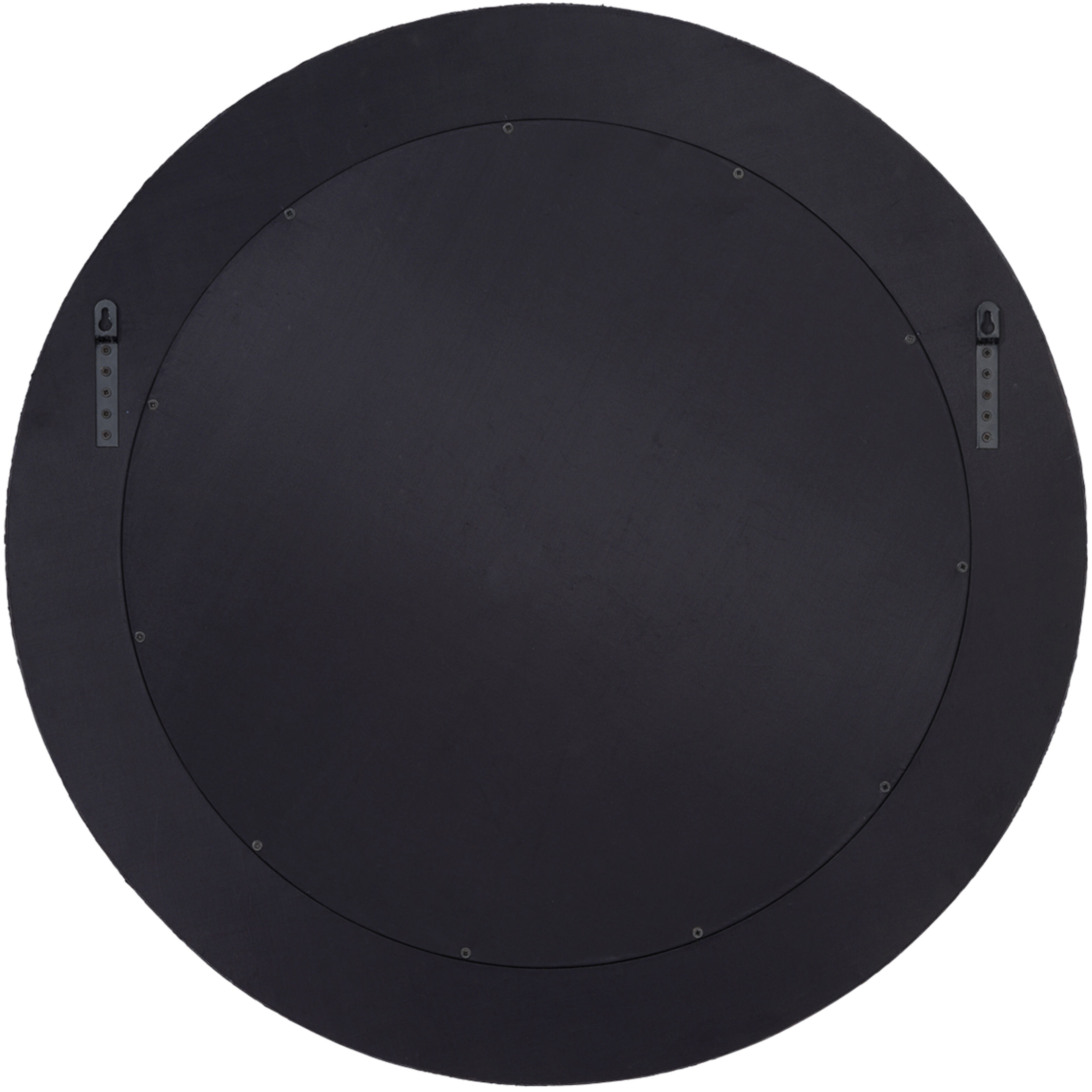 Cross Stitch 36 X 36 inch Espresso Hide w/ Antique Brass Wall Mirror