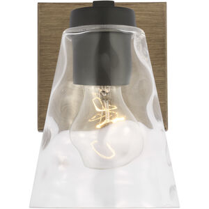 Dunton 1 Light 5 inch Midnight Black Vanity Light Wall Light, Small