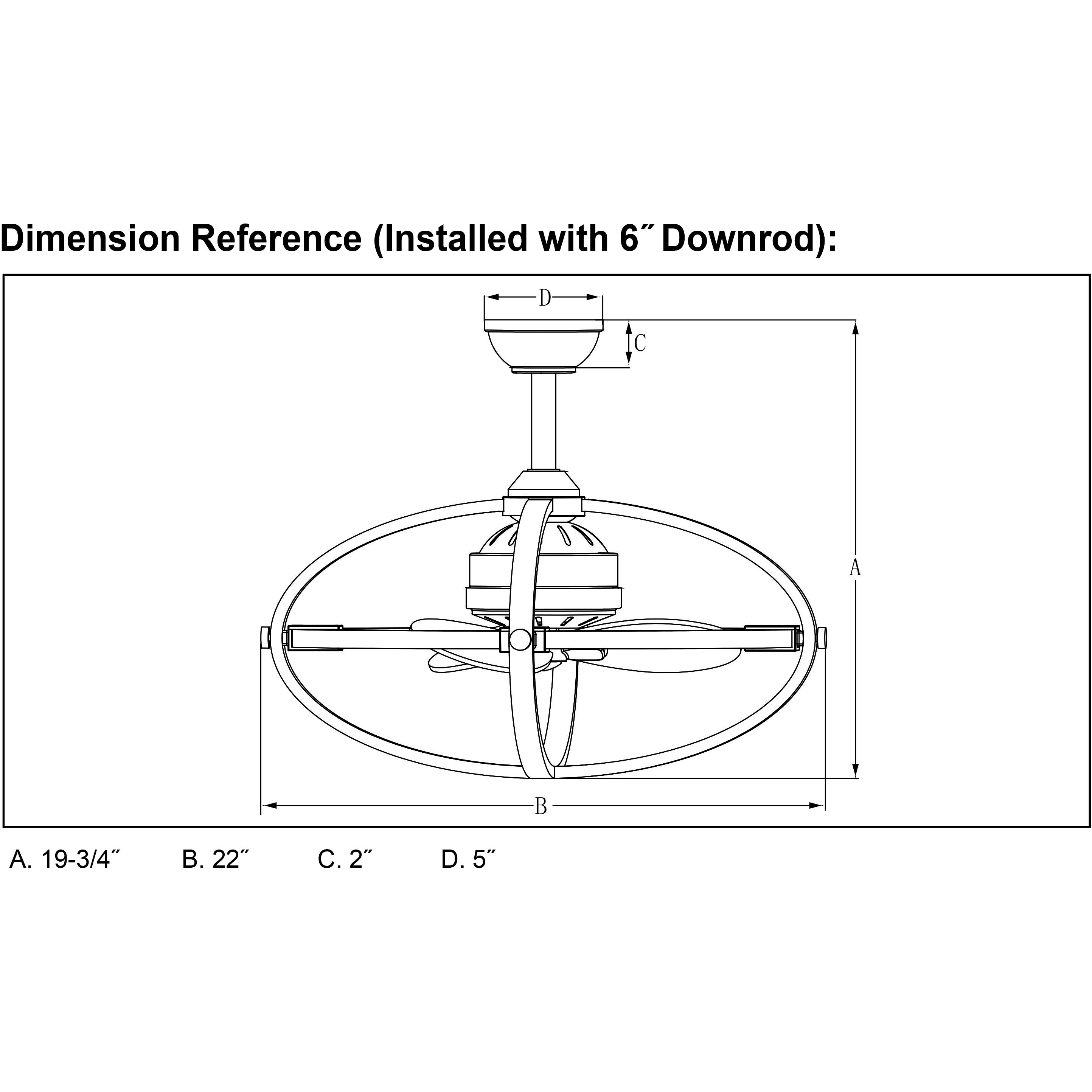 Galileo 7.72 inch Satin Nickel and Black with Matte Black Blades Ceiling Fan