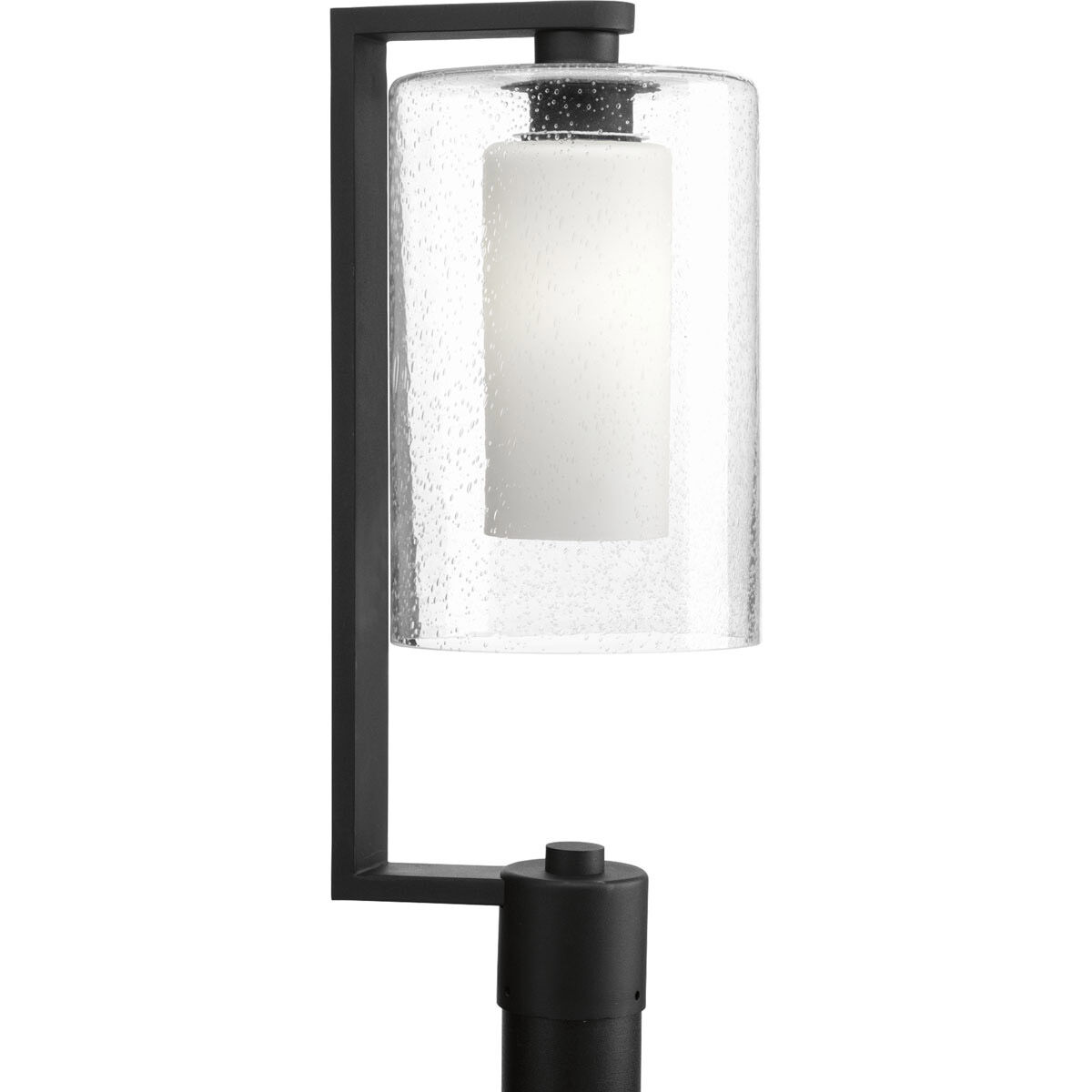 Compel 1 Light 21.63 inch Textured Black Outdoor Post Lantern