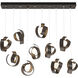Riza 10 Light 12.2 inch Bronze Pendant Ceiling Light
