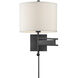 Marshall 20.5 inch 60.00 watt Matte Black Task Sconce Wall Light