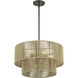 Acordia 4 Light 20 inch English Bronze Pendant Chandelier Ceiling Light