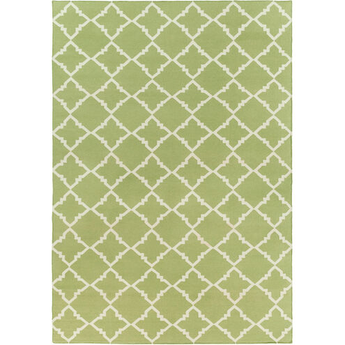 Frontier 156 X 108 inch Grass Green, Cream Rug