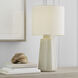 Barbara Barry Vessel 27.38 inch 9.00 watt Shellish Grey Table Lamp Portable Light