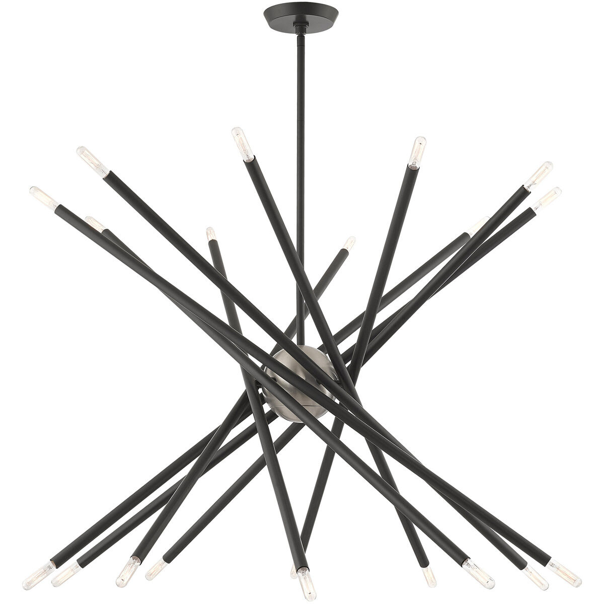 Soho 20 Light 38 inch Scandinavian Gray Chandelier Ceiling Light