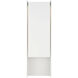 Barbara Barry Align LED 24.5 inch Plaster White Outdoor Shielded Wall Light