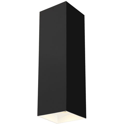 Sean Lavin Exo LED 5.2 inch White Flush Mount Ceiling Light in 20 Degree, LED 90 CRI 3500K, Matte Black/White, Integrated LED
