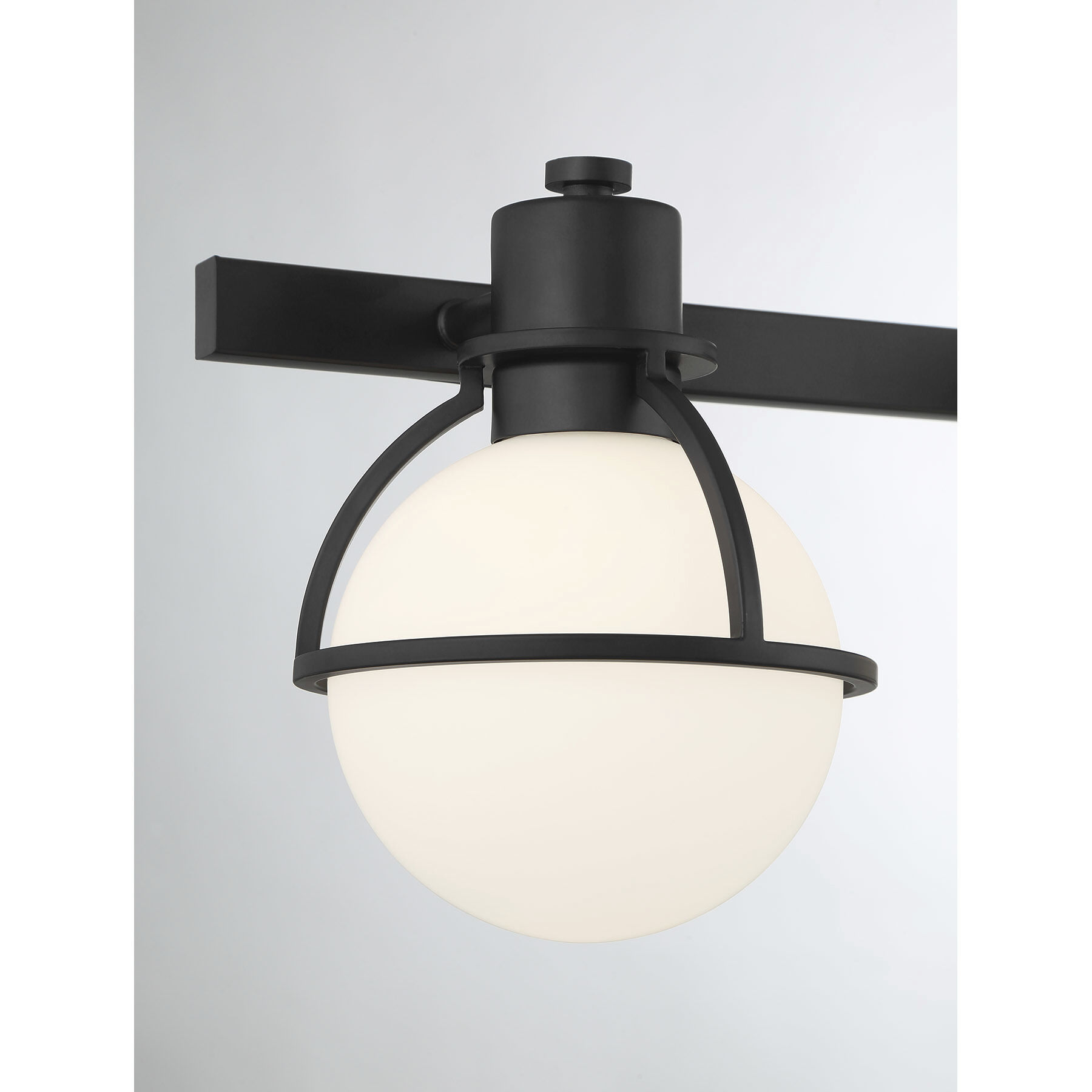 Pierce 3 Light 24 inch Matte Black Bathroom Vanity Light Wall Light