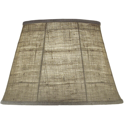 Ellie Natural Burlap 16 inch Lampshade, Drum